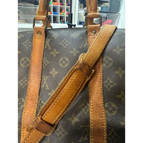 Louis Vuitton Monogram Canvas Keepall 55 Brown Travel Bag - Picture 3 of 16